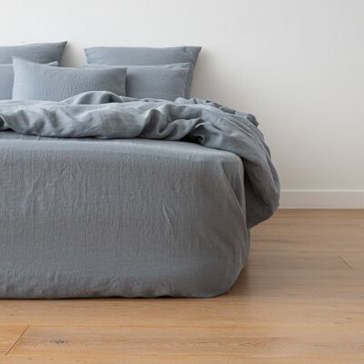 LinenMe Boxlagen i hør, slate blue, forvasket SLATE BLUE LinenMe Boxlagen i hør, slate blue, forvasket SLATE BLUE