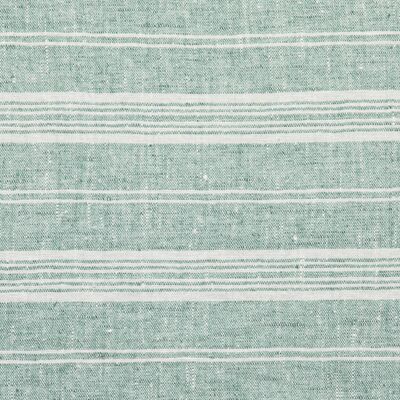 LinenMe Stof i 100% hør, aqua foam, forvasket, Multistripe AQUA FOAM LinenMe Stof i 100% hør, aqua foam, forvasket, Multistripe AQUA FOAM