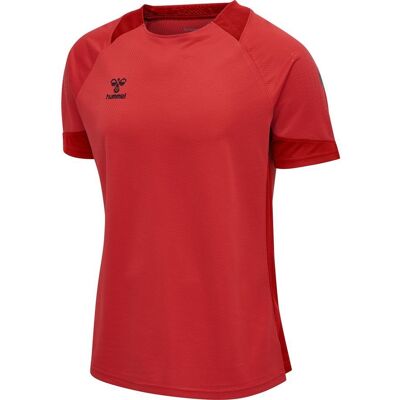 HUMMEL Rød Ydeevne Sportskjorte LEAD S/S POLY JERSEY HUMMEL Rød Ydeevne Sportskjorte LEAD S/S POLY JERSEY