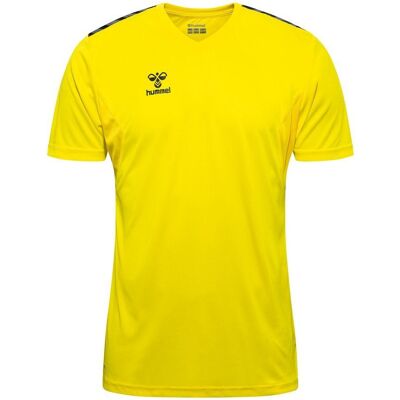 Hummel Spilletrøje Authentic - Gul 3XL - Gul - Interlock Polyester - Jerseys Hummel Spilletrøje Authentic - Gul 3XL - Gul - Interlock Polyester - Jerseys