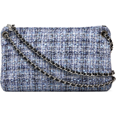 Rosemunde Medium Clutch Boucle Mix Blå Rosemunde Medium Clutch Boucle Mix Blå