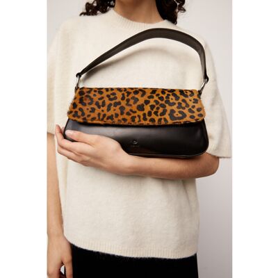 Adax Amalfi Kiki Skuldertaske Leopard Adax Amalfi Kiki Skuldertaske Leopard