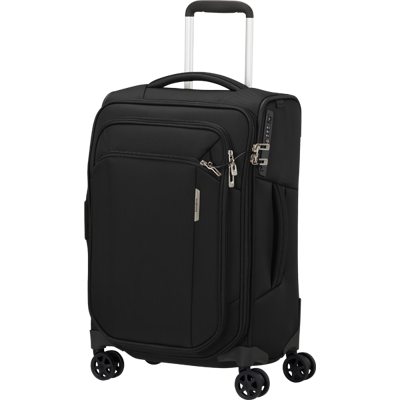Samsonite Respark Spinner Ekspanderbar Kabinekuffert 55cm Ozone Black Samsonite Respark Spinner Ekspanderbar Kabinekuffert 55cm Ozone Black