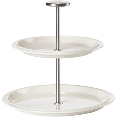 Zone Danmark EAU Serveringsopsats i porcelæn 2 etager Zone Danmark EAU Serveringsopsats i porcelæn 2 etager