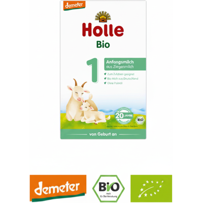 Holle Økologisk gedemælk - Formel 1 - Babymælk Holle Økologisk gedemælk - Formel 1 - Babymælk