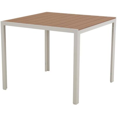 Schou Noah Havebord 90x90cm Teak Dekor Schou Noah Havebord 90x90cm Teak Dekor
