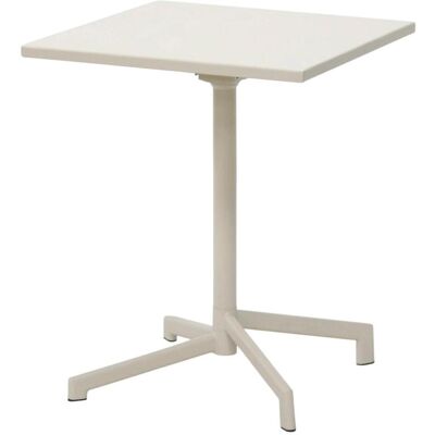 Schou Adam Cafebord Have 60x60cm Sammenklappeligt Sandfarvet Schou Adam Cafebord Have 60x60cm Sammenklappeligt Sandfarvet