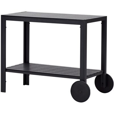 Schou Laust Serveringsvogn, Sort Og Sort Schou Laust Serveringsvogn, Sort Og Sort