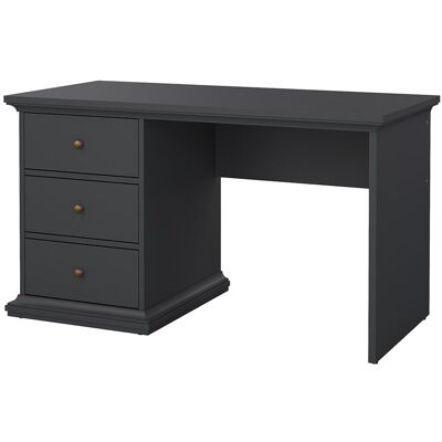 Tvillum Venedig Skrivebord 3 Skuffer Mat Grå Tvillum Venedig Skrivebord 3 Skuffer Mat Grå