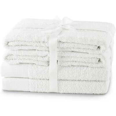 AMELIAHOME Model - Bløde bomulds håndklæder - 6 stk AMELIAHOME Model - Bløde bomulds håndklæder - 6 stk