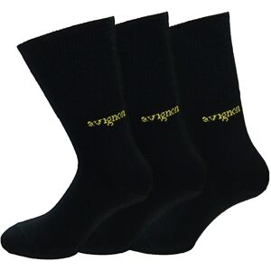 Avignon Liner Wool 3-Pack Basic Black 36-39, Basic Black