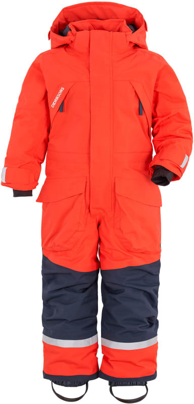 Didriksons Zeke Kids Coverall Rød Rød 140 Didriksons Zeke Kids Coverall Rød Rød 140