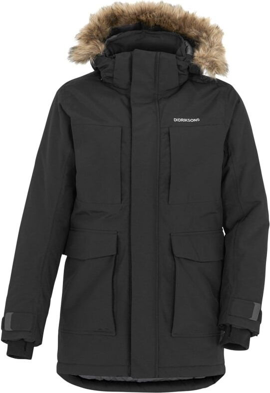 Didriksons Madi Boys Parka 2 Sort Sort 130 Didriksons Madi Boys Parka 2 Sort Sort 130
