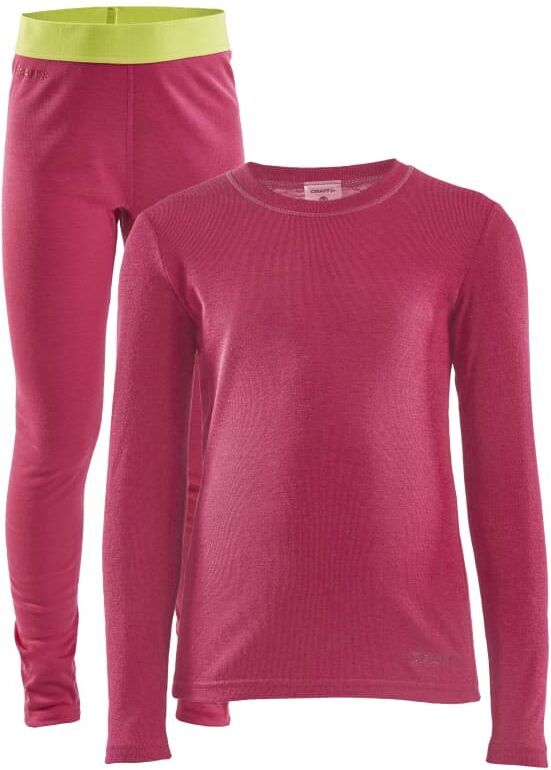 Craft Junior Core Warm Baselayer Set Gul Gul 146/152 Craft Junior Core Warm Baselayer Set Gul Gul 146/152