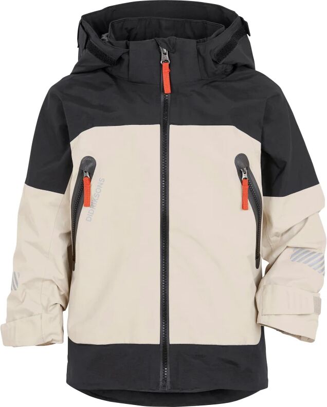 Didriksons Ash Kids Jacket Beige Beige 120 Didriksons Ash Kids Jacket Beige Beige 120
