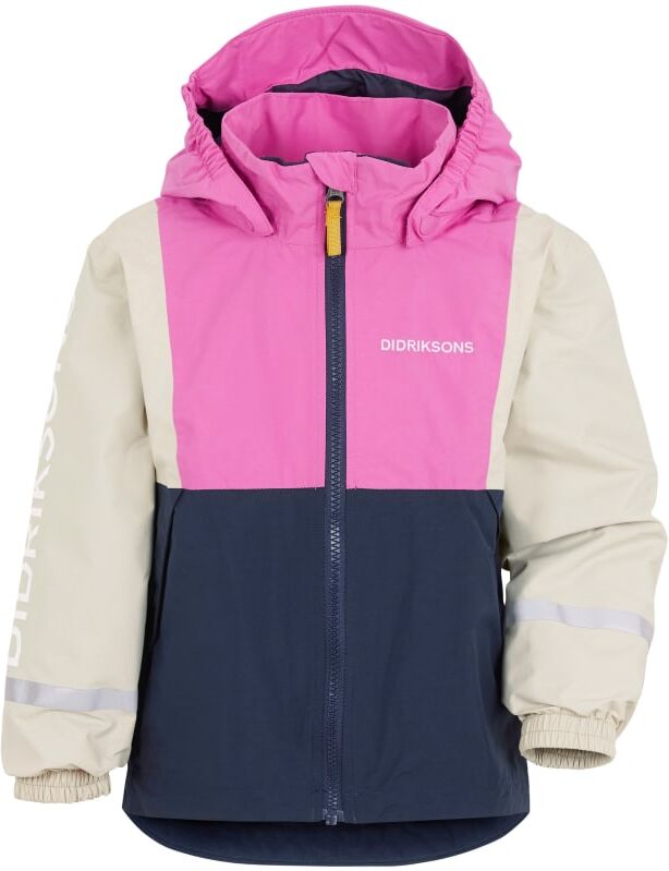 Didriksons Block Kids Jacket Pink Pink 120 Didriksons Block Kids Jacket Pink Pink 120
