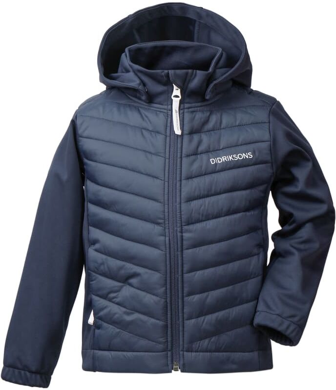 Didriksons Briska Kids Jacket Blå Blå 100 Didriksons Briska Kids Jacket Blå Blå 100