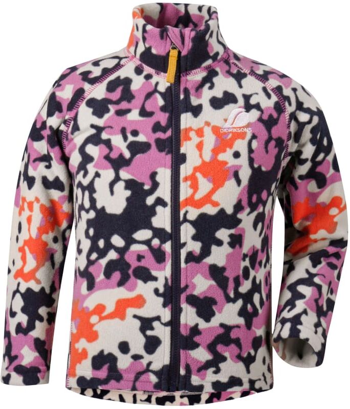 Didriksons Monte Kids Printed Jacket 4 Pink Pink 110