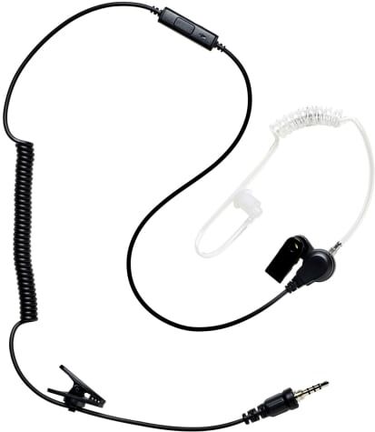 Lafayette Earphone Security 3,5 mm 4-pol Sort Sort OneSize Lafayette Earphone Security 3,5 mm 4-pol Sort Sort OneSize