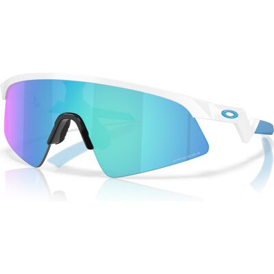 Oakley Resistor Sweep (Youth Fit) Polished White Prizm Sapphire, One Size Oakley Resistor Sweep (Youth Fit) Polished White Prizm Sapphire, One Size