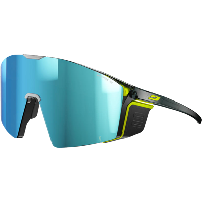 Julbo Edge Cover Spectron HD Polarized Black/Fluorescent Yellow - Blue Spectron HD 4 Polarized, L Julbo Edge Cover Spectron HD Polarized Black/Fluorescent Yellow - Blue Spectron HD 4 Polarized, L