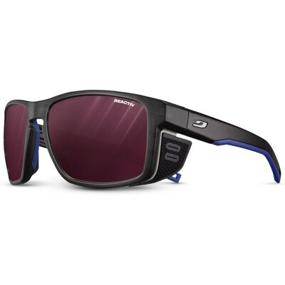 Julbo Shield Reactiv 2-4 Black Translu/Blue/White, Black Translu/Blue/White Reactiv 0-4 Hc, OneSize Julbo Shield Reactiv 2-4 Black Translu/Blue/White, Black Translu/Blue/White Reactiv 0-4 Hc, OneSize