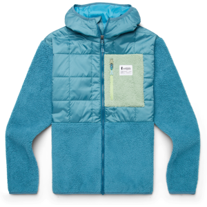 Cotopaxi Women'S Trico Hybrid Hooded Jacket Blue Spruce/Drizzle L, Blue Spruce/Drizzle