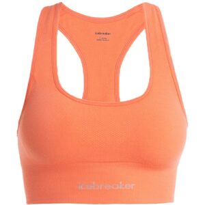 Icebreaker Women Merino Seamless Active Bra Tang S, Tang