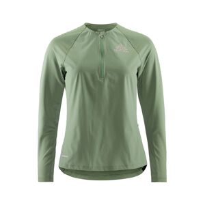 Craft Pro Trail Wind Ls Tee W Thyme L, Thyme