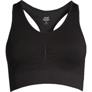 Casall Seamless Soft Sports Bra Black M, Black