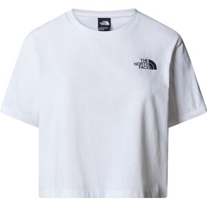 The North Face W Cropped Simple Dome Tee TNF White L, Tnf White