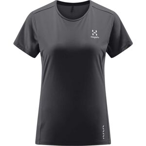 Haglöfs Women's L.I.M Tech Tee Magnetite S, Magnetite