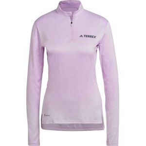 Adidas Women's Terrex Multi Half-Zip Tee Blilil L, Blilil