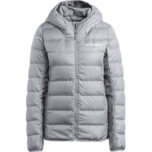 Adidas Women's Terrex Multi Light Down Hooded Jacket Grey L, Grey