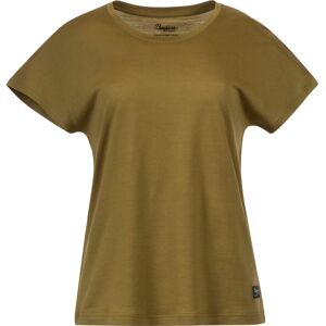 Bergans Women's Urban Wool Tee Olive Green XS, Olive Green