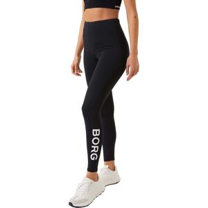 Björn Borg Women's Borg Logo Tights Black Beauty M, Black Beauty