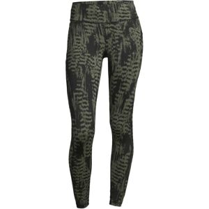 Casall Women's Iconic Printed 7/8 Tights Survive Dk Green 34, Survive Dk Green