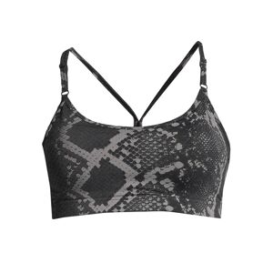 Casall Women's Strappy Sports Bra Grey Snake XS, Grey Snake