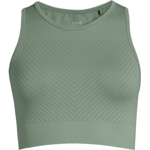 Casall Women's Essential Block Seamless Sport Top Dusty Green S, Dusty Green