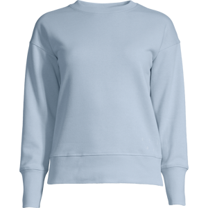 Casall Women's Natural Dye Terry Crew Neck Joyous Blue L, Joyous Blue