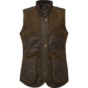Chevalier Women's Vintage Dogsport Vest Leather Brown 40W, Leather Brown