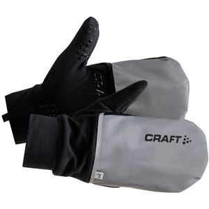 Craft Hybrid Weather Glove Silver/Black 12/XXL, Silver/Black