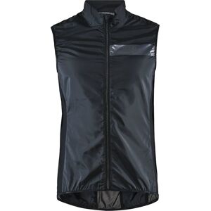 Craft Men's Essence Light Wind Vest Black S, Black