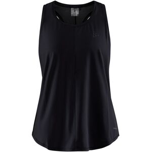 Craft Women's Core Charge Rib Singlet Black L, Black