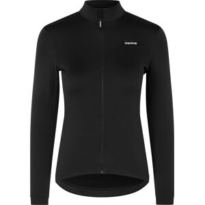 Gripgrab Women's Gravelin Merinotech Thermal Long Sleeve Jersey Black L, Black