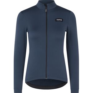 Gripgrab Women's Gravelin Merinotech Thermal Long Sleeve Jersey Navy Blue L, Navy Blue