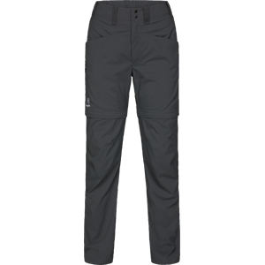 Haglöfs Women's Lite Standard Zip-Off Pant Magnetite 44, Magnetite