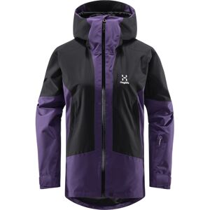 Haglöfs Women's Lumi Jacket Purple Rain/True Black XS, Purple Rain/True Black