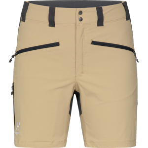 Haglöfs Women's Mid Standard Shorts Sand/Magnetite 44, Sand/Magnetite