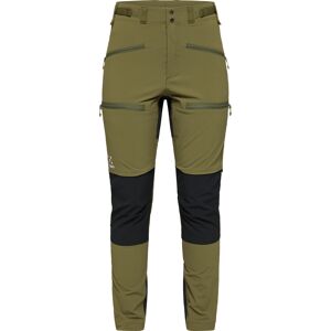 Haglöfs Women's Rugged Slim Pant (2022) Olive Green/True Black 38 Regular, Olive Green/True Black